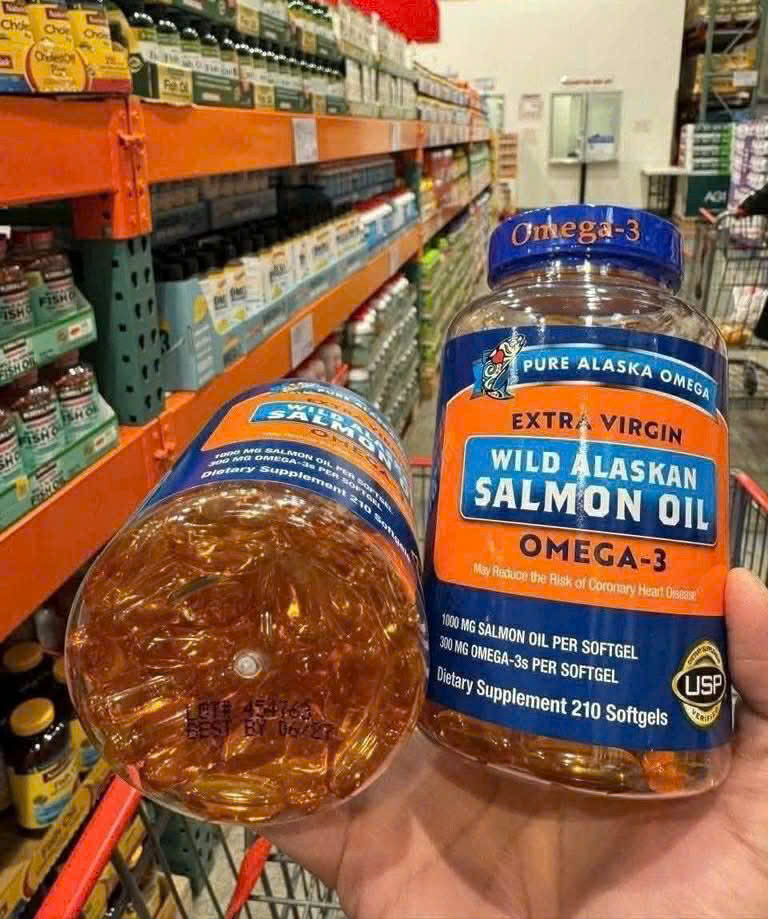 viên uống dầu cá hồi Pure Alaska Omega-3 Wild Alaskan Salmon Oil