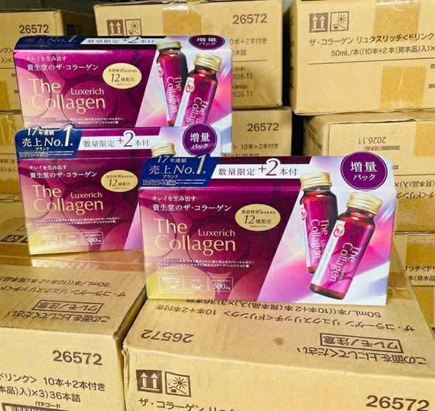 Nước uống đẹp da The Collagen Shiseido Luxerich