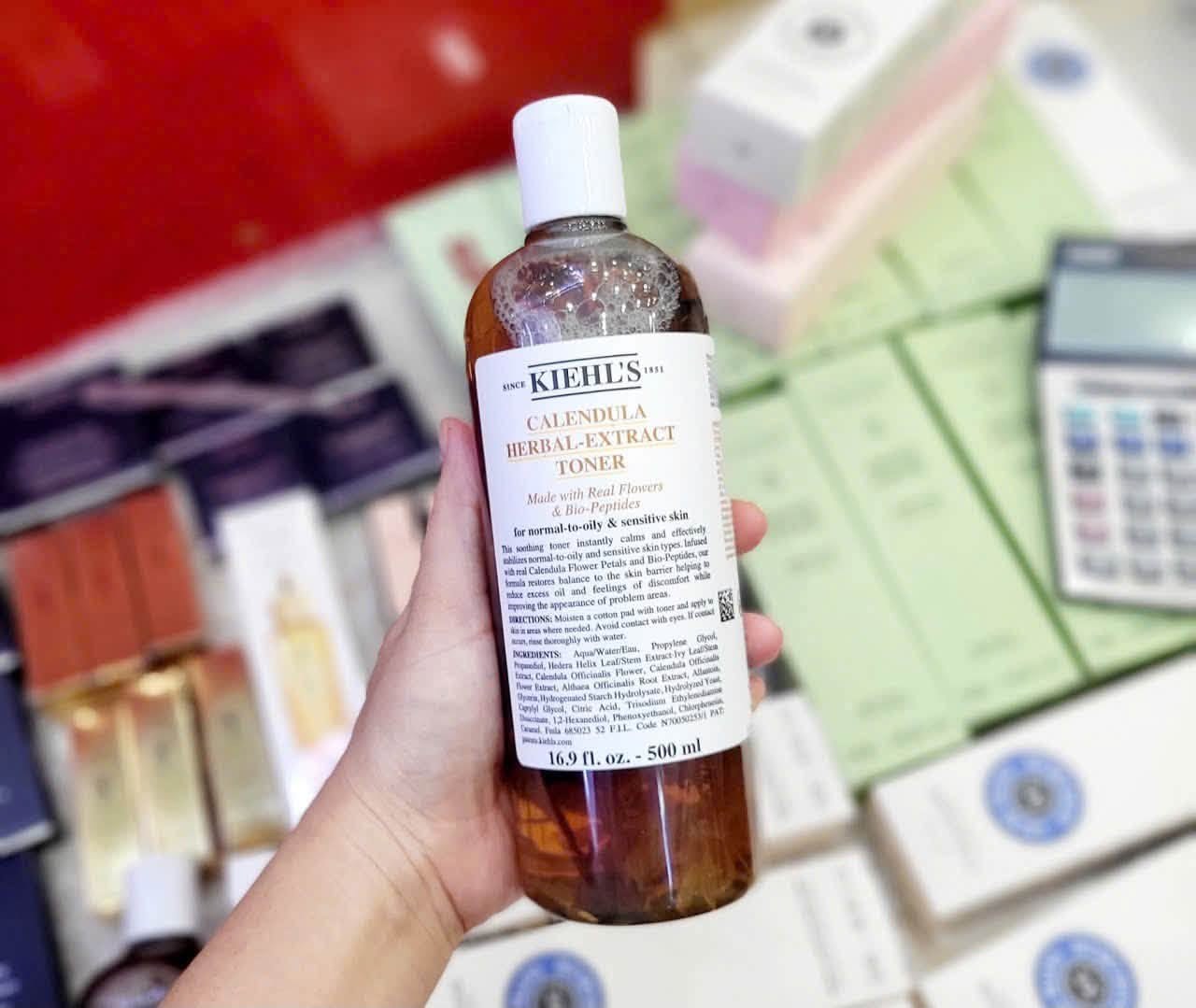 Toner Calendula Herbal Extract Alcohol-Free Toner 500ml