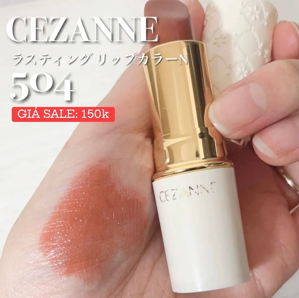 Son thỏi Cezanne Lasting Lip Color N màu 504