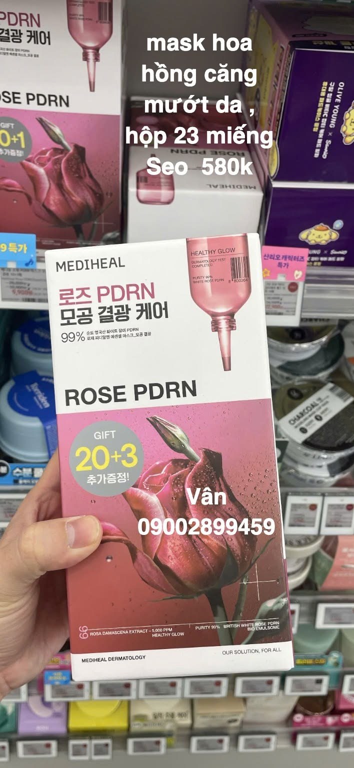 Hàng order- Mặt nạ Mediheal Rose PDRN 23 miếng — ảnh chính