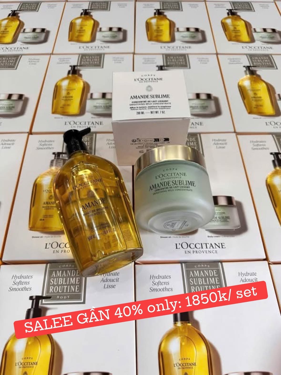 Set sữa tắm - dưỡng thể hạnh nhân L'occitane — ảnh chính