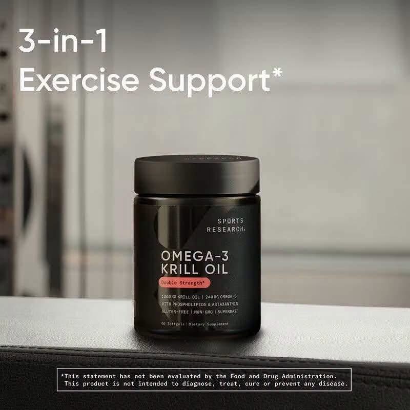 Dầu nhuyễn thể Sports Research Omega3 Krill Oil 60 viên — ảnh chính