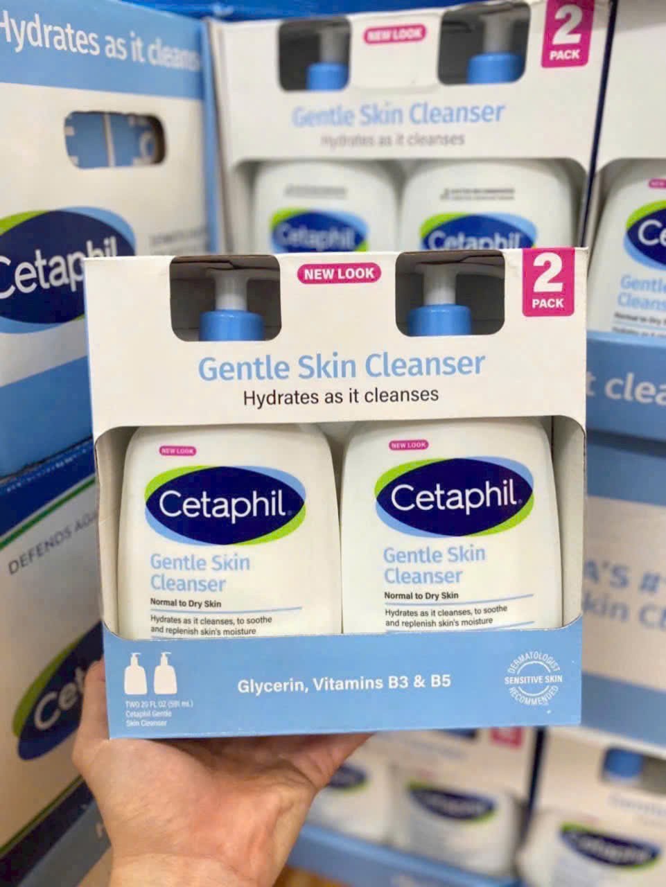 Set 2 chai sữa rửa mặt Cetaphil – Gentle Skin Cleanser 591ml — ảnh chính