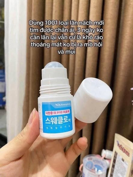 Lăn Khử Mùi Điều Trị Tăng Tiết Mồ Hôi Kwangdong Sweatclor 30ml — ảnh chính