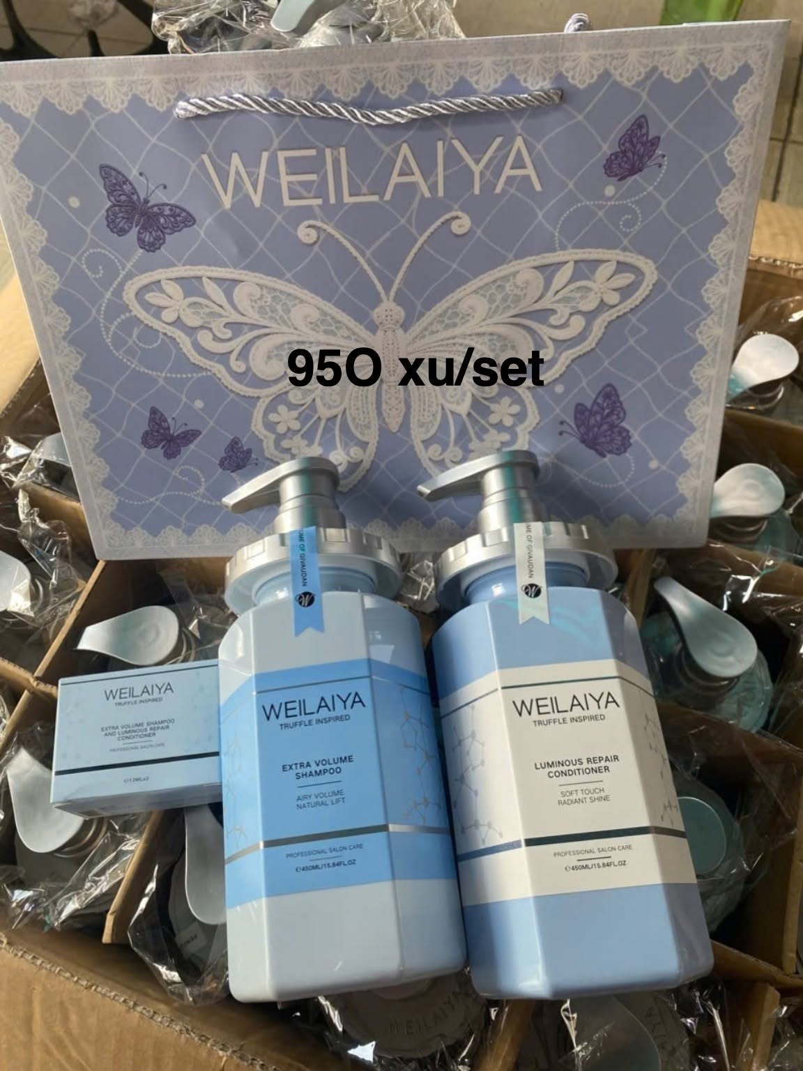Set gội xả Weilaiya nấm Truffle xanh dương (450ml x 2) — ảnh chính