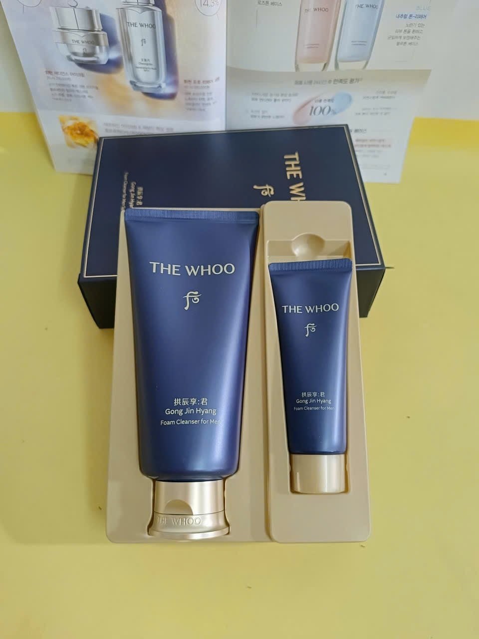 set sữa rửa mặt cho nam  The Whoo Gongjinhyang Foam Cleanser for Men — ảnh chính