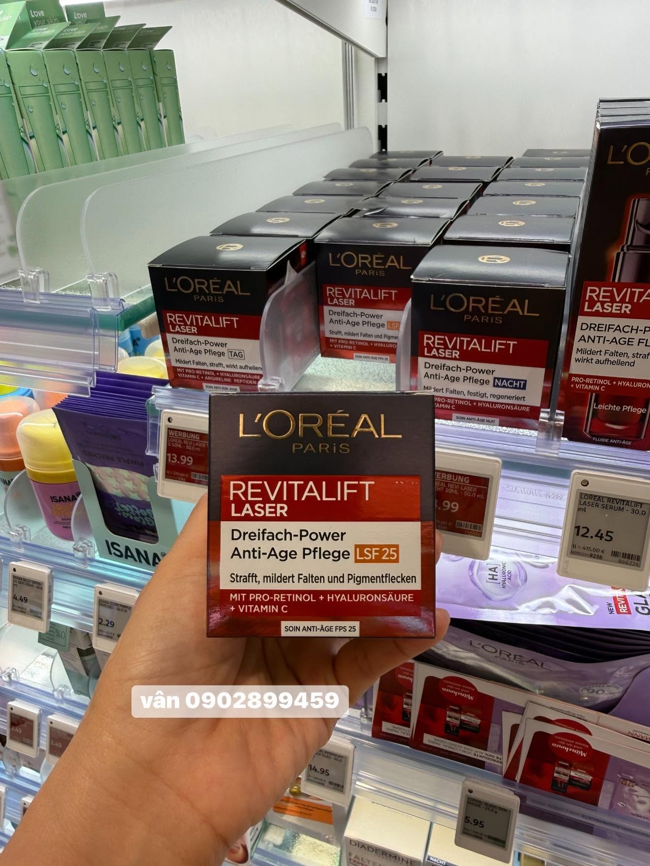 set kem dưỡng set kem dưỡng chống lão hoá - trắng mịn L'Oréal Paris Revitalift Laser Dreifach-Power Anti-Age Pflege — ảnh chính