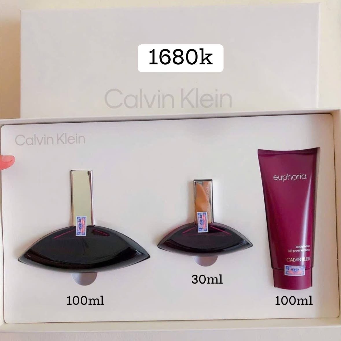 Gift set CK Euphoria 3pcs (EDP 100ml + EDP 30ml + body lotion 100ml) — ảnh chính