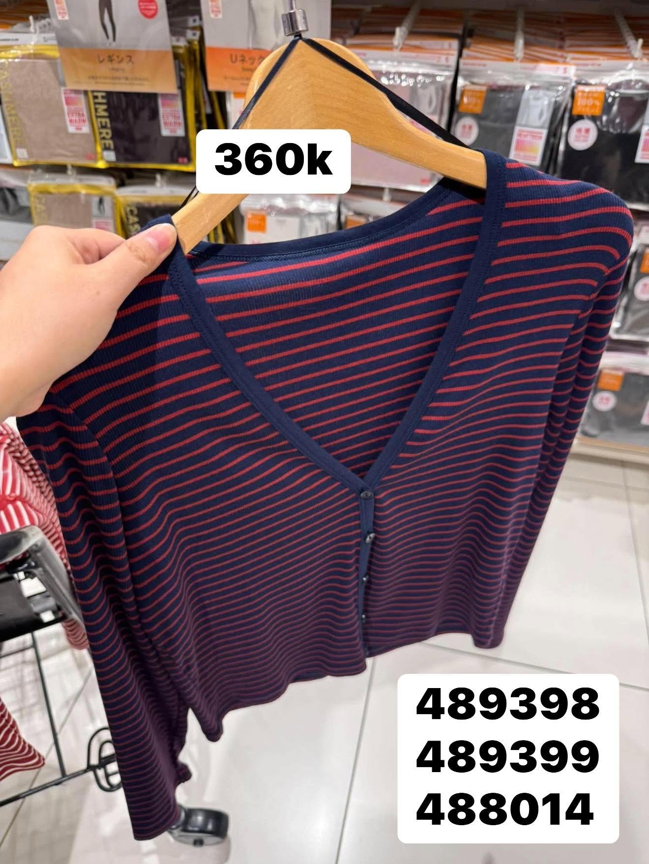 ÁO CADIGAN CỔ V UNI — ảnh chính