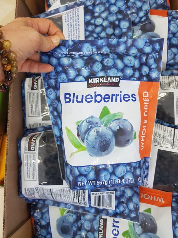 Quả việt quất sấy khô Blueberries Kirkland, 567g — ảnh chính