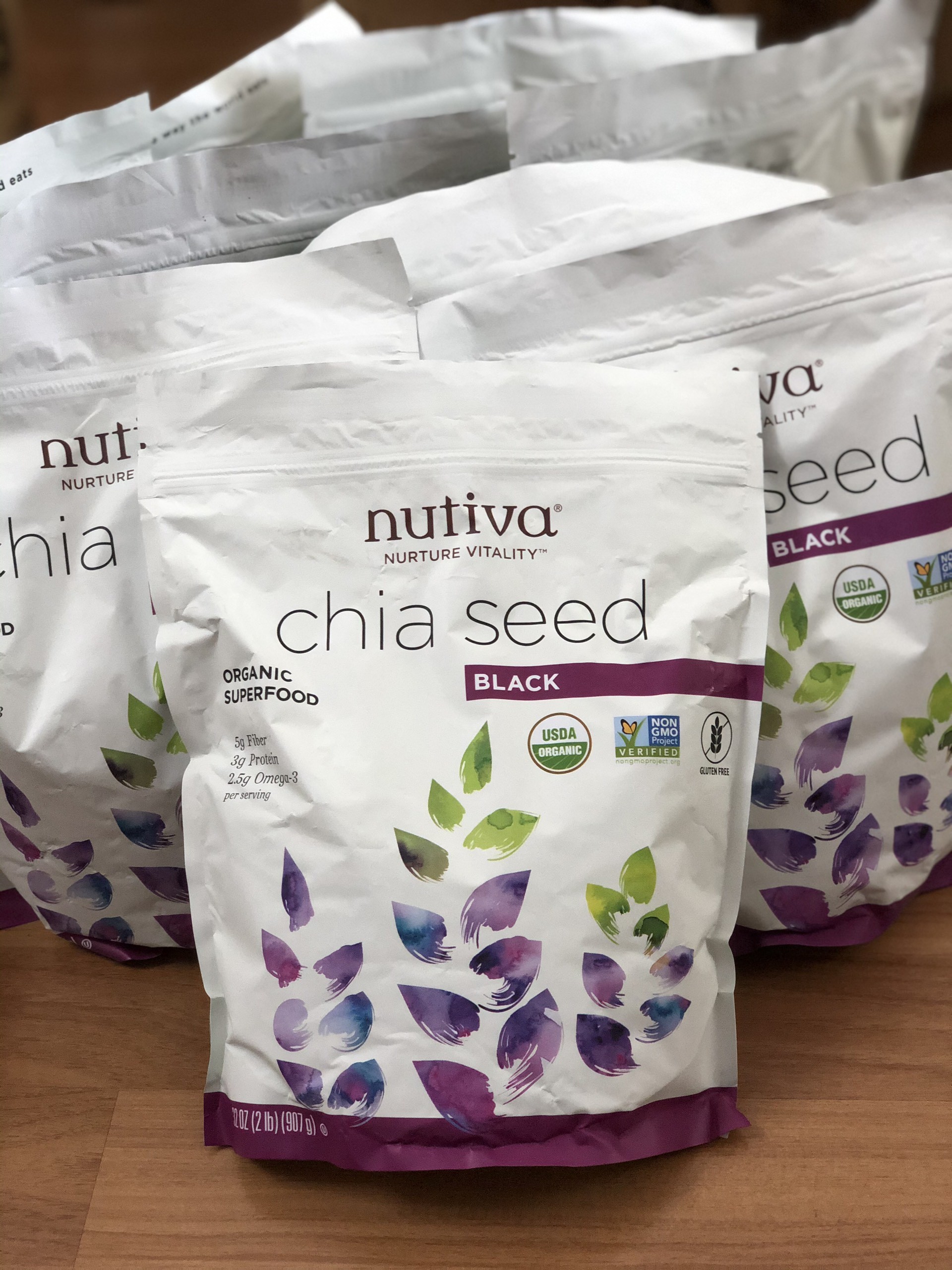 Hạt chia đen Nutiva 1.36kg — ảnh chính